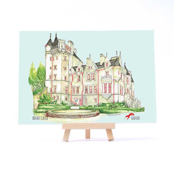 Belfast Castle illustration by Danielle Morgan