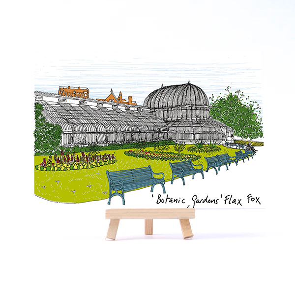 Botanic Garden illustration postcard by Danielle Morgan