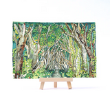 Dark Hedges Illustration Postcard by Danielle Morgan