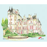 Belfast Castle postcard by Danielle Morgan Belfast Artist from Flax Fox