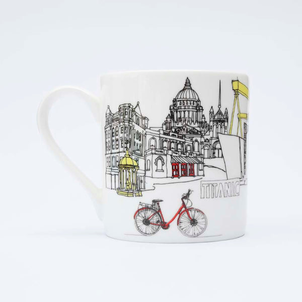 Belfast Skyline Fine Bone China Mug