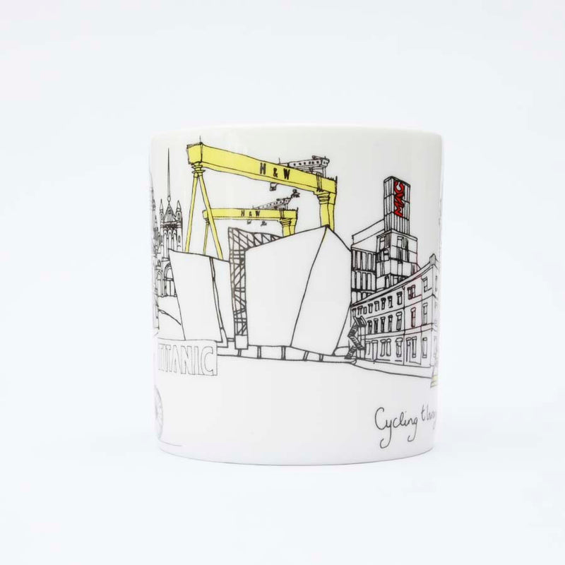 Belfast Skyline Fine Bone China Mug