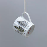 Belfast Skyline fine bone china mug flax fox